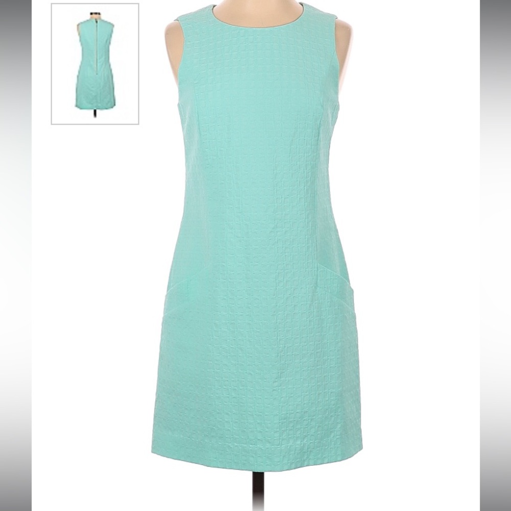 Southern Tide A Line Crew Neck Sleeveless Dress